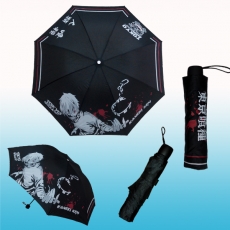 东京食尸鬼黑色折叠雨伞