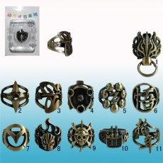 11款标志古铜卡装戒指(A)