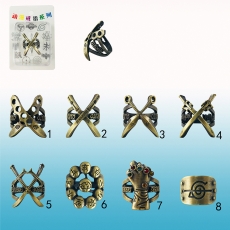 8款标志古铜卡装戒指(B)