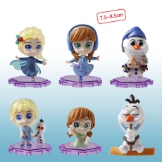 7代6款冰雪奇缘公仔