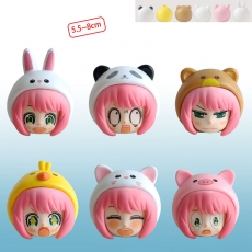 6款间谍过家家阿尼亚动物造型公仔