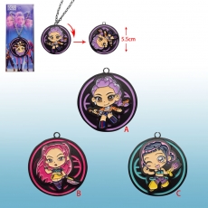 3款猎魔少女人物旋转项链