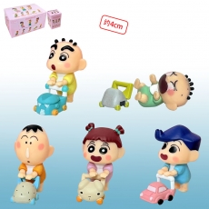 5款蜡笔小新婴儿学步车公仔